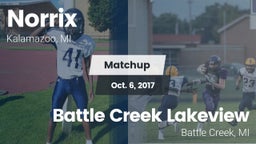 Matchup: Norrix  vs. Battle Creek Lakeview  2017