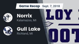 Recap: Norrix  vs. Gull Lake  2018