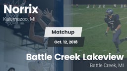 Matchup: Norrix  vs. Battle Creek Lakeview  2018