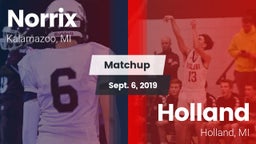 Matchup: Norrix  vs. Holland  2019