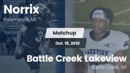 Matchup: Norrix  vs. Battle Creek Lakeview  2019