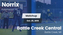 Matchup: Norrix  vs. Battle Creek Central  2019