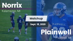 Matchup: Norrix  vs. Plainwell  2020