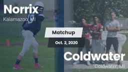 Matchup: Norrix  vs. Coldwater  2020