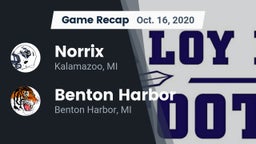 Recap: Norrix  vs. Benton Harbor  2020