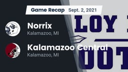 Recap: Norrix  vs. Kalamazoo Central  2021