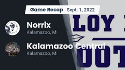 Recap: Norrix  vs. Kalamazoo Central  2022