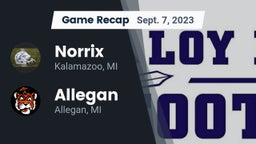 Recap: Norrix  vs. Allegan  2023