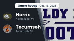 Recap: Norrix  vs. Tecumseh  2023