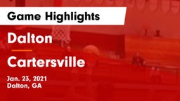 Dalton  vs Cartersville  Game Highlights - Jan. 23, 2021