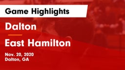 Dalton  vs East Hamilton  Game Highlights - Nov. 20, 2020