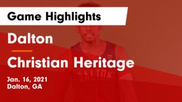 Dalton  vs Christian Heritage  Game Highlights - Jan. 16, 2021