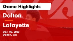 Dalton  vs Lafayette  Game Highlights - Dec. 20, 2022