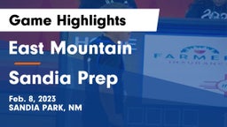 East Mountain  vs Sandia Prep  Game Highlights - Feb. 8, 2023