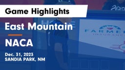 East Mountain  vs NACA Game Highlights - Dec. 31, 2023