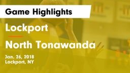 Lockport  vs North Tonawanda Game Highlights - Jan. 26, 2018