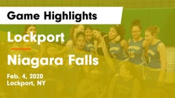 Lockport  vs Niagara Falls  Game Highlights - Feb. 4, 2020