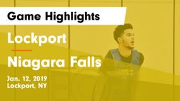 Lockport  vs Niagara Falls  Game Highlights - Jan. 12, 2019