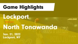 Lockport  vs North Tonawanda  Game Highlights - Jan. 21, 2022