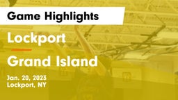 Lockport  vs Grand Island  Game Highlights - Jan. 20, 2023