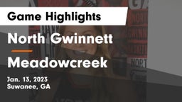 North Gwinnett  vs Meadowcreek Game Highlights - Jan. 13, 2023