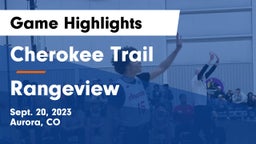 Cherokee Trail  vs Rangeview  Game Highlights - Sept. 20, 2023