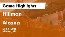 Hillman  vs Alcona  Game Highlights - Dec. 5, 2023