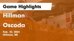 Hillman  vs Oscoda Game Highlights - Feb. 22, 2024