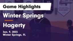 Winter Springs  vs Hagerty  Game Highlights - Jan. 9, 2023