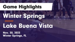 Winter Springs  vs Lake Buena Vista  Game Highlights - Nov. 30, 2023
