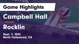 Campbell Hall  vs Rocklin  Game Highlights - Sept. 2, 2023