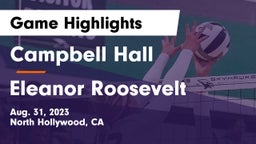 Campbell Hall  vs Eleanor Roosevelt Game Highlights - Aug. 31, 2023