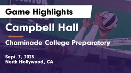 Campbell Hall  vs Chaminade College Preparatory Game Highlights - Sept. 7, 2023
