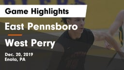 East Pennsboro  vs West Perry  Game Highlights - Dec. 20, 2019