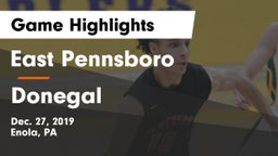 East Pennsboro  vs Donegal  Game Highlights - Dec. 27, 2019