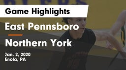 East Pennsboro  vs Northern York  Game Highlights - Jan. 2, 2020