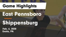 East Pennsboro  vs Shippensburg  Game Highlights - Feb. 6, 2020