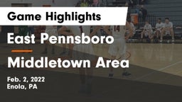 East Pennsboro  vs Middletown Area  Game Highlights - Feb. 2, 2022
