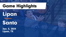 Lipan  vs Santo  Game Highlights - Jan. 5, 2024