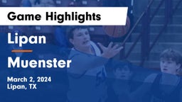 Lipan  vs Muenster  Game Highlights - March 2, 2024