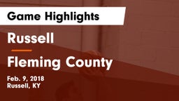 Russell  vs Fleming County  Game Highlights - Feb. 9, 2018