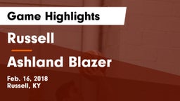 Russell  vs Ashland Blazer  Game Highlights - Feb. 16, 2018