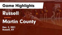 Russell  vs Martin County  Game Highlights - Dec. 2, 2021