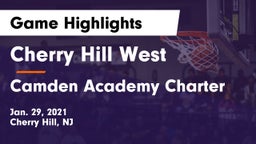 Cherry Hill West  vs Camden Academy Charter Game Highlights - Jan. 29, 2021