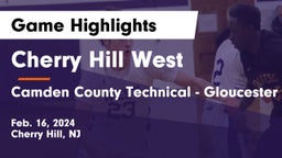 Cherry Hill West  vs Camden County Technical - Gloucester Township Game Highlights - Feb. 16, 2024