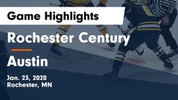 Rochester Century  vs Austin  Game Highlights - Jan. 23, 2020