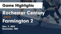 Rochester Century  vs Farmington 2 Game Highlights - Dec. 9, 2022