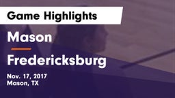 Mason  vs Fredericksburg Game Highlights - Nov. 17, 2017