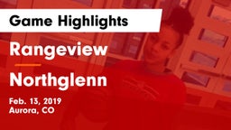 Rangeview  vs Northglenn  Game Highlights - Feb. 13, 2019
