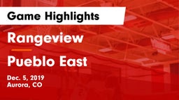 Rangeview  vs Pueblo East  Game Highlights - Dec. 5, 2019